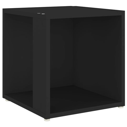 Sidebord Sort 33x33x34,5 cm Træ Materiale