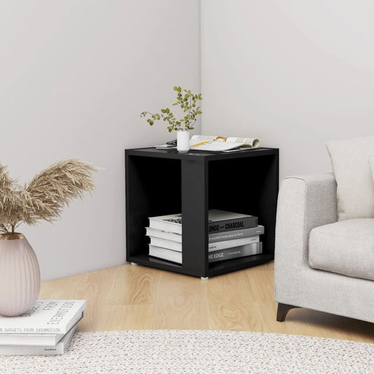 Sidebord Sort 33x33x34,5 cm Træ Materiale