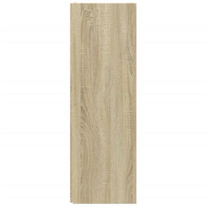 Eckregal Sonoma-Eiche 33x33x100 cm Holzwerkstoff