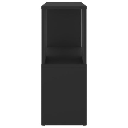 Bücherregal Schwarz 60x24x63 cm Holzwerkstoff
