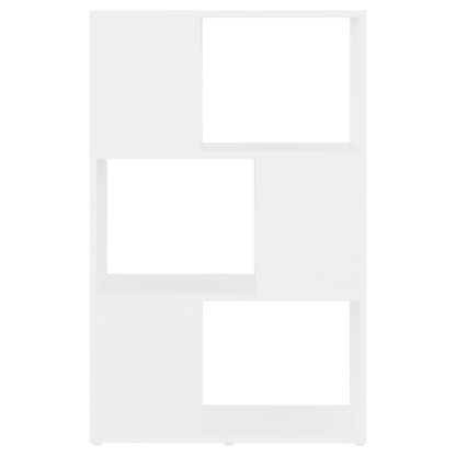 Bücherregal Raumteiler Weiß 60x24x94 cm Holzwerkstoff