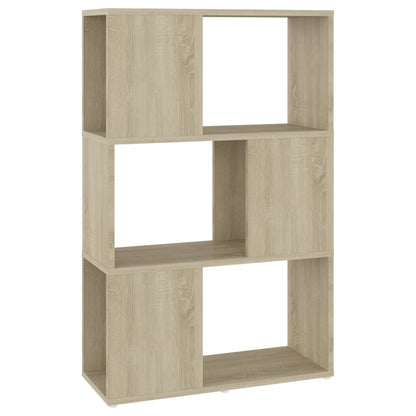 Bücherregal Raumteiler Sonoma-Eiche 60x24x94 cm Holzwerkstoff