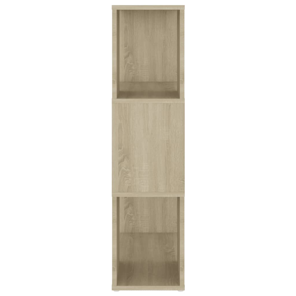 Bücherregal Raumteiler Sonoma-Eiche 60x24x94 cm Holzwerkstoff