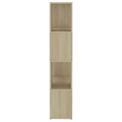 Bücherregal Raumteiler Sonoma-Eiche 60x24x124,5cm Holzwerkstoff