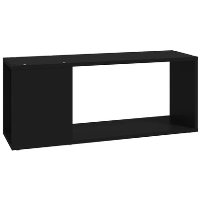TV-skab Sort 80x24x32 cm Træ Materiale