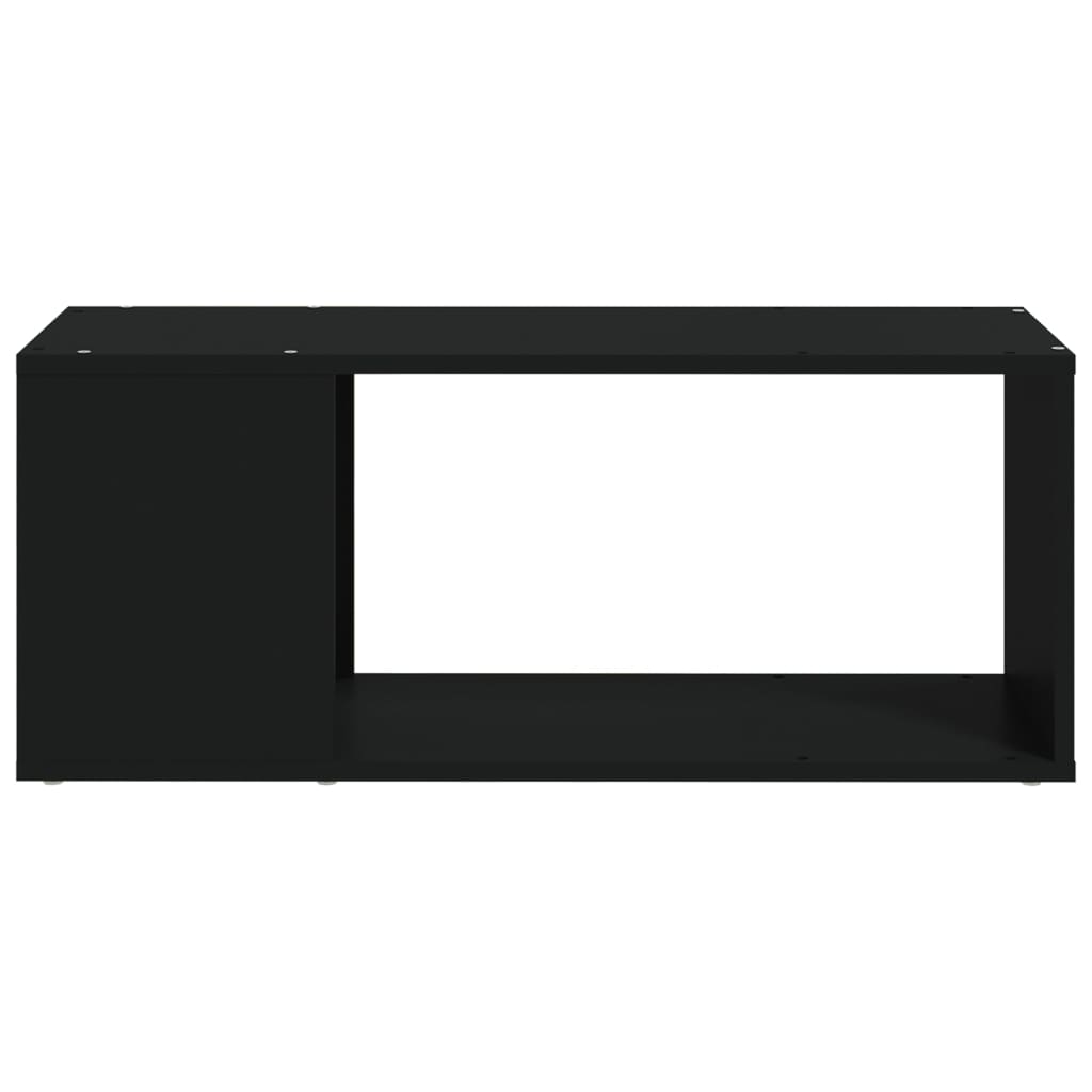 TV-skab Sort 80x24x32 cm Træ Materiale