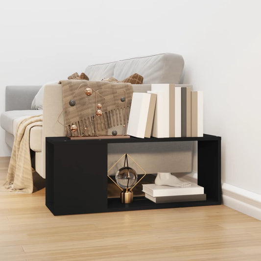 TV-skab Sort 80x24x32 cm Træ Materiale