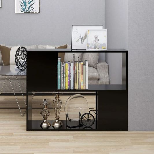 TV-skab Sort 80x24x63 cm Træ Materiale