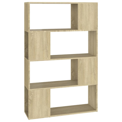 Bücherregal Raumteiler Sonoma-Eiche 80x24x124,5cm Holzwerkstoff