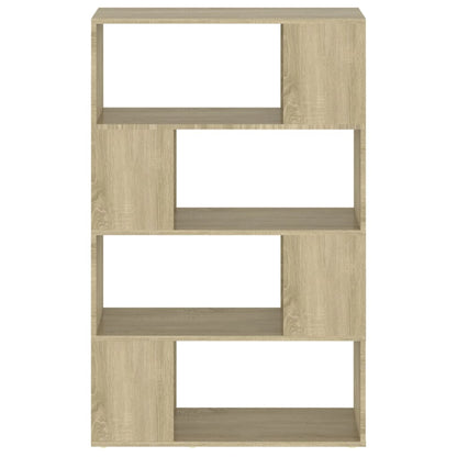 Bücherregal Raumteiler Sonoma-Eiche 80x24x124,5cm Holzwerkstoff