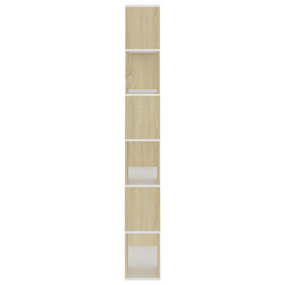 Bücherregal Raumteiler Sonoma-Eiche 80x24x186 cm Holzwerkstoff