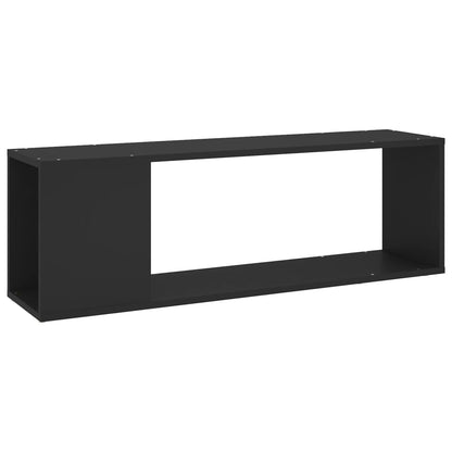 TV-Schrank Schwarz 100x24x32 cm Holzwerkstoff