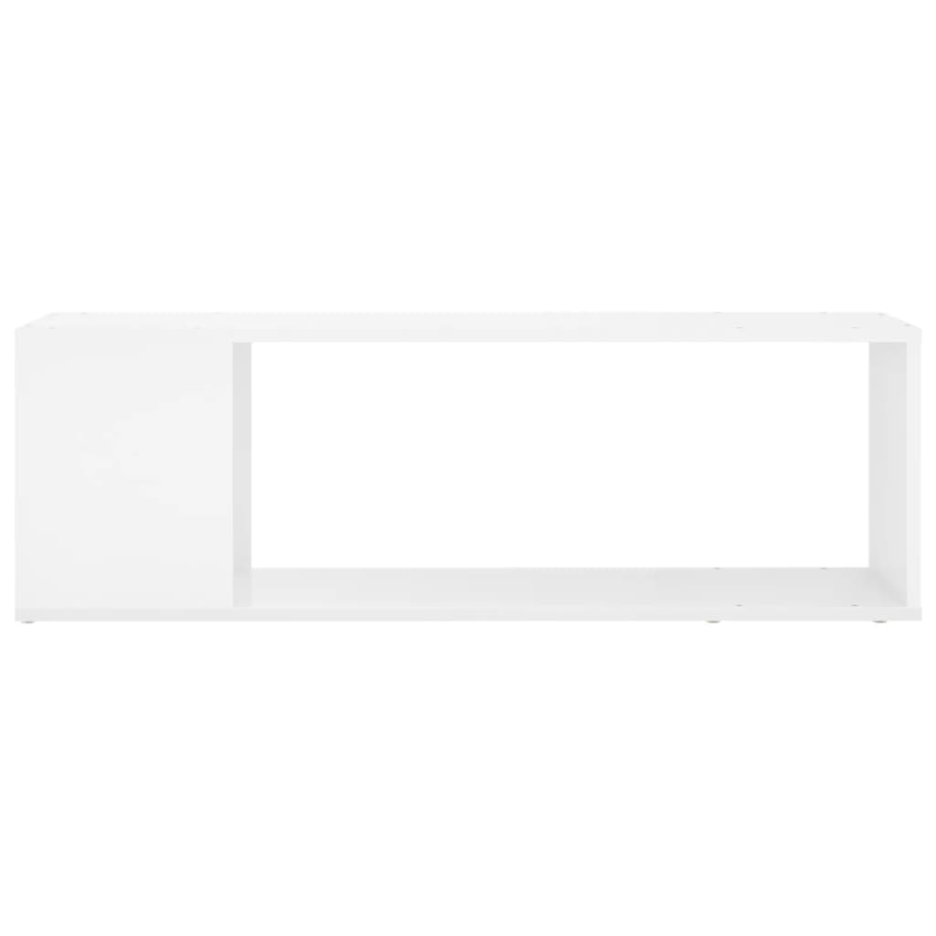TV-Schrank Hochglanz-Weiß 100x24x32 cm Holzwerkstoff
