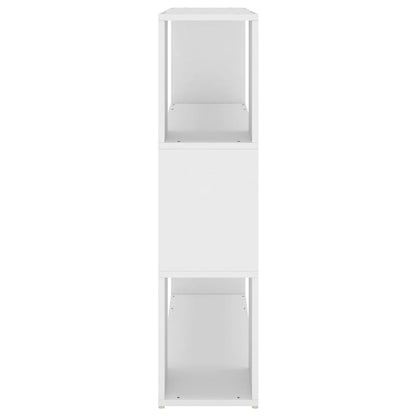 Bücherregal Raumteiler Weiß 100x24x94 cm