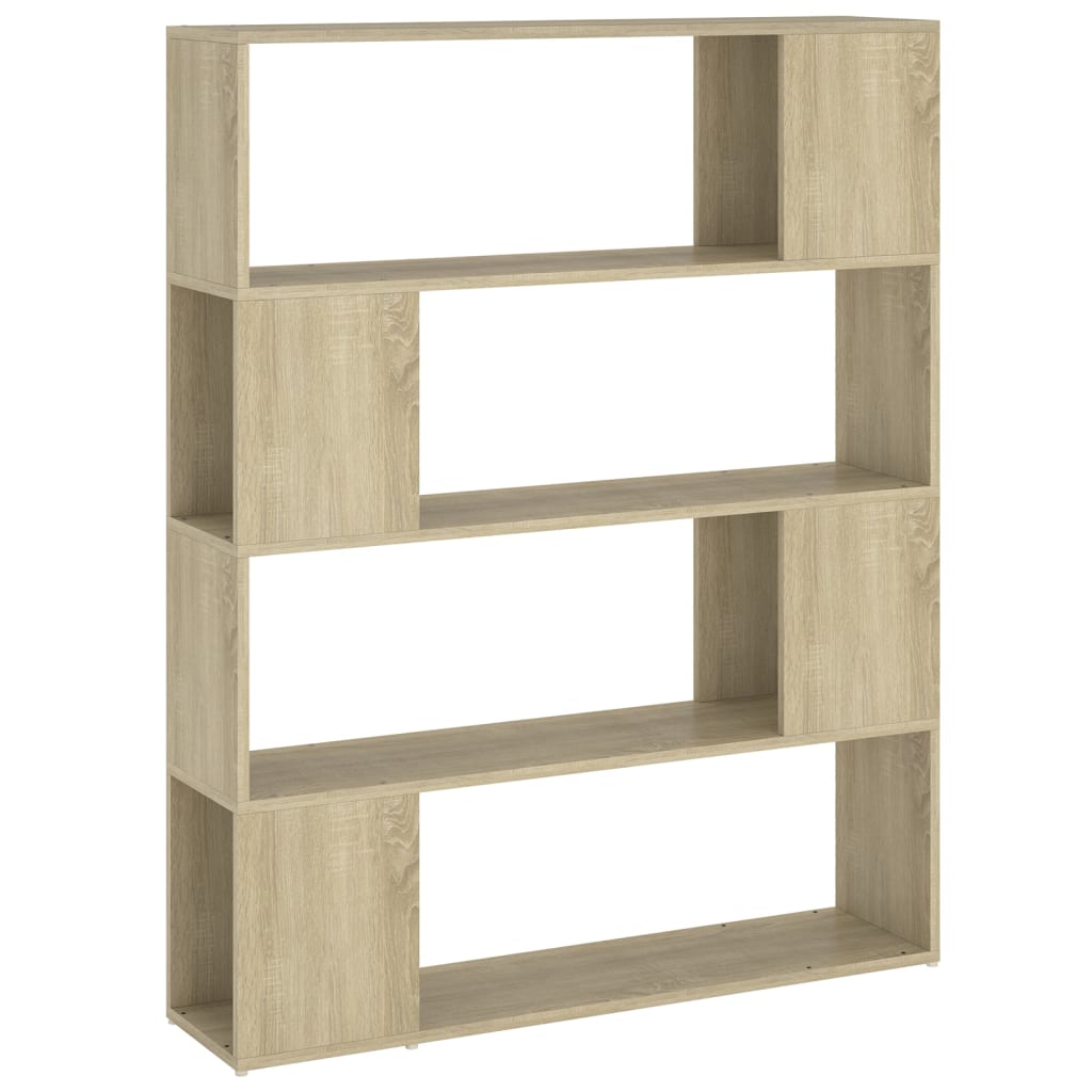 Reol Rumdeler Sonoma Eg 100x24x124 cm