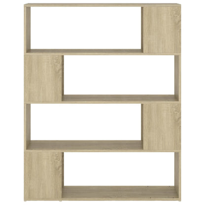 Reol Rumdeler Sonoma Eg 100x24x124 cm