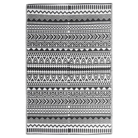Outdoor-Teppich ARAKIL Schwarz 120x180 cm PP