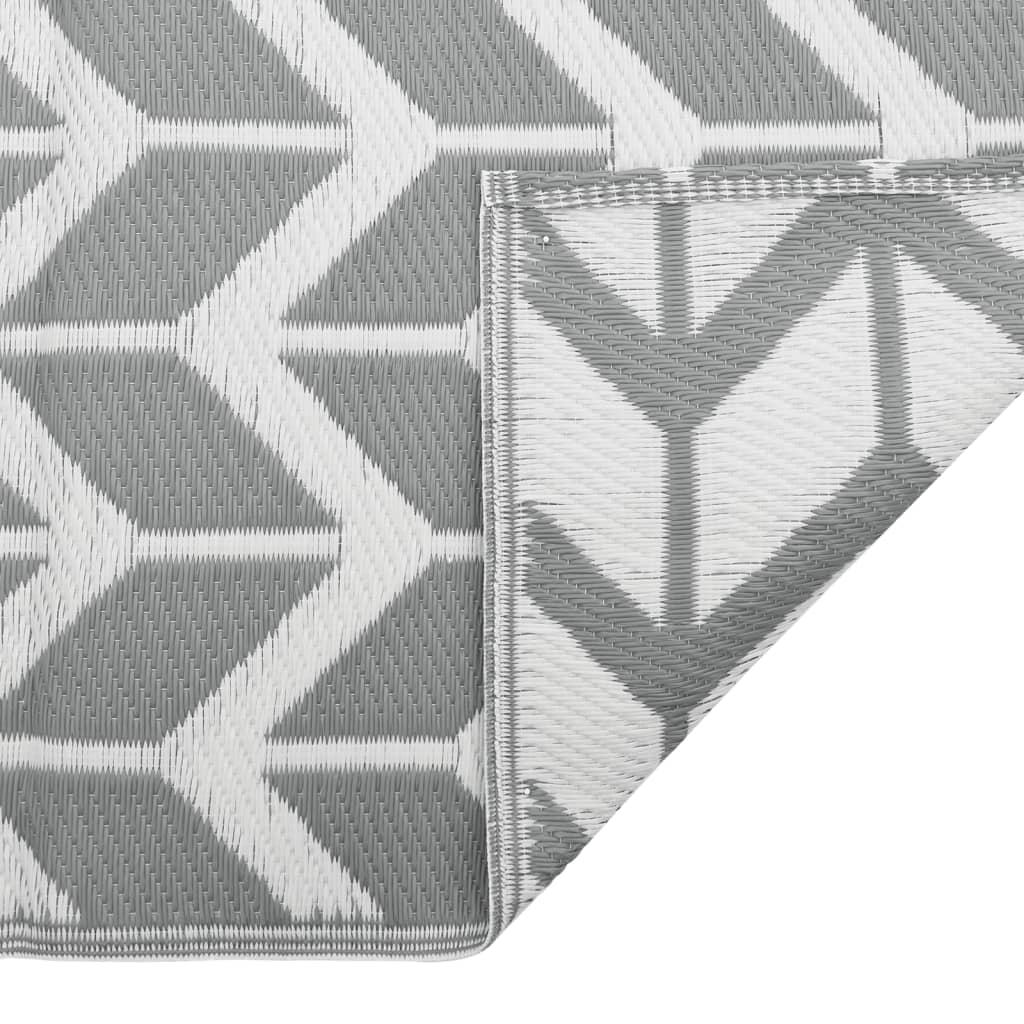 Outdoor-Teppich ARAKIL Grau 80x150 cm PP