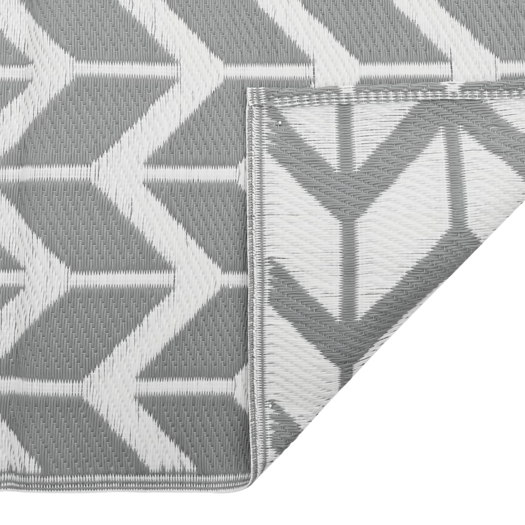 Outdoor-Teppich ARAKIL Grau 80x250 cm PP