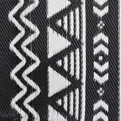 Outdoor-Teppich ARAKIL Schwarz 80x150 cm PP