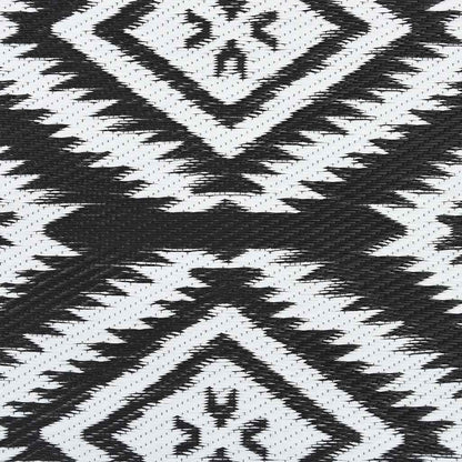 Outdoor-Teppich ARAKIL Schwarz 120x180 cm PP