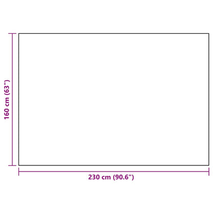 Outdoor-Teppich ARAKIL Schwarz 160x230 cm PP