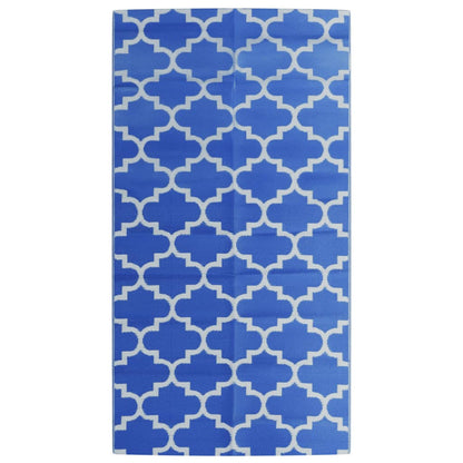 Outdoor-Teppich ARAKIL Blau 80x150 cm PP