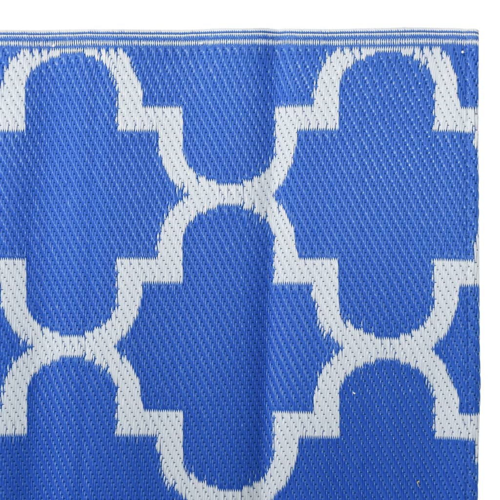 Outdoor-Teppich ARAKIL Blau 80x150 cm PP