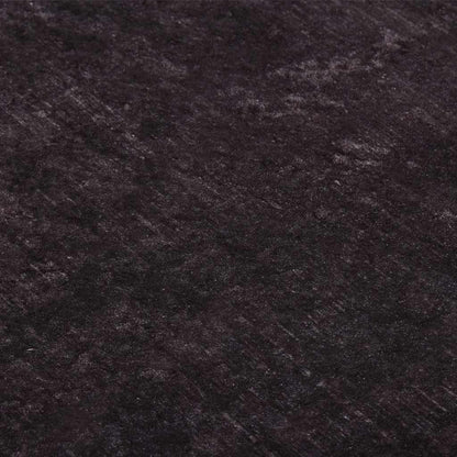 Teppich Waschbar Schwarz und Golden 160x230 cm Rutschfest