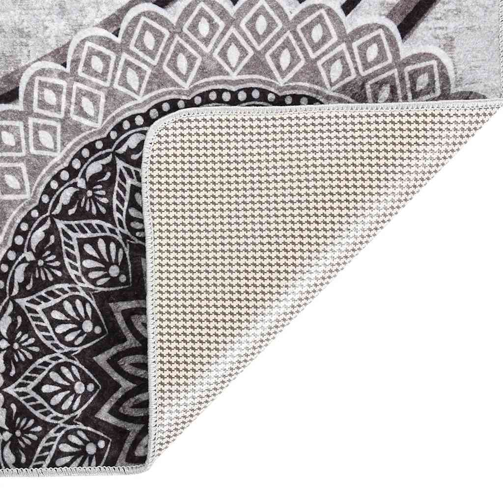 Teppich Waschbar 80x150 cm Mehrfarbig Rutschfest