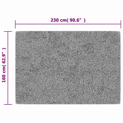 Teppich Waschbar 160x230 cm Mehrfarbig Rutschfest