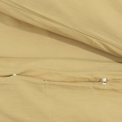 Sengesæt Taupe 200x220 cm Lys Microfiber