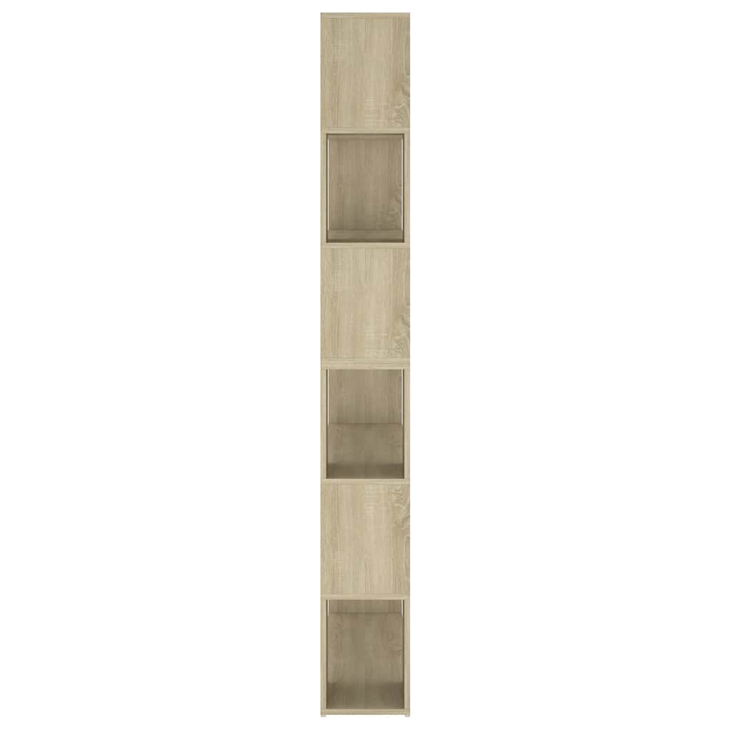 Bücherregal Raumteiler Sonoma-Eiche 100x24x188 cm