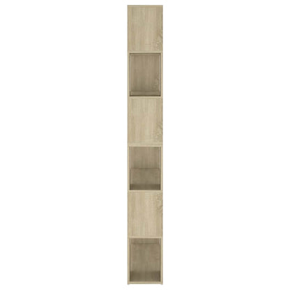 Bücherregal Raumteiler Sonoma-Eiche 100x24x188 cm