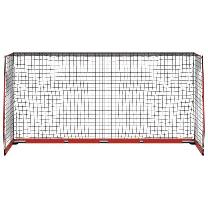 Fußballtor 366,5x91x183 cm Stahl