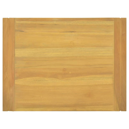 Wand-Badschrank 60x45x35 cm Massivholz Teak