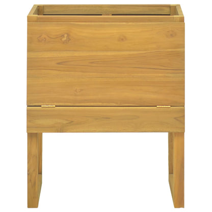 Badschrank 60x40x75 cm Massivholz Teak