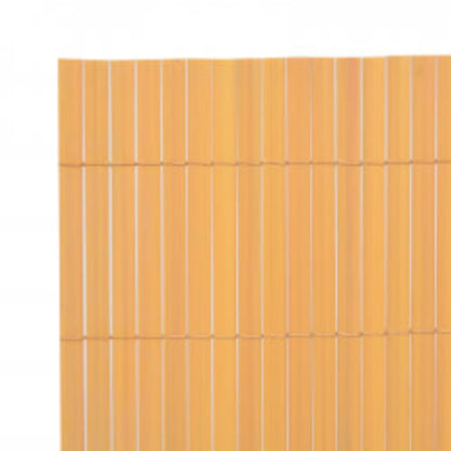 Gartenzaun Doppelseitig 90x400 cm Gelb