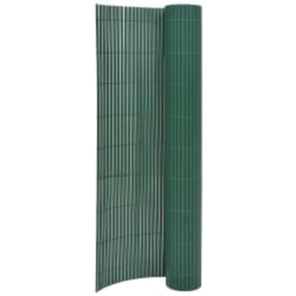 Gartenzaun Doppelseitig 110x400 cm Grün