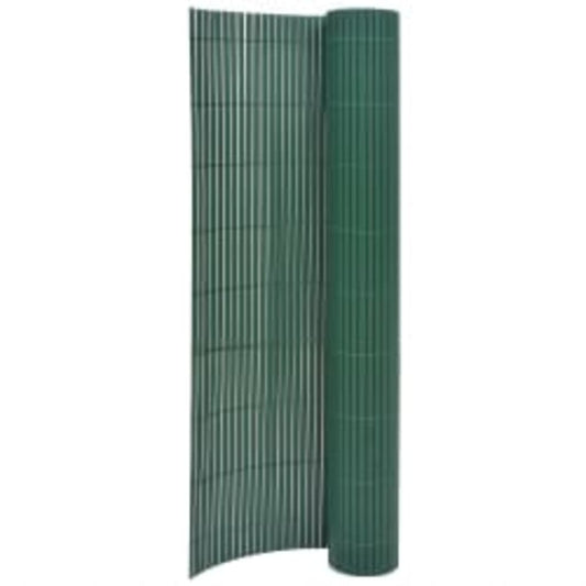 Gartenzaun Doppelseitig 110x400 cm Grün