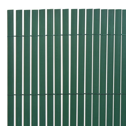 Gartenzaun Doppelseitig 110x400 cm Grün