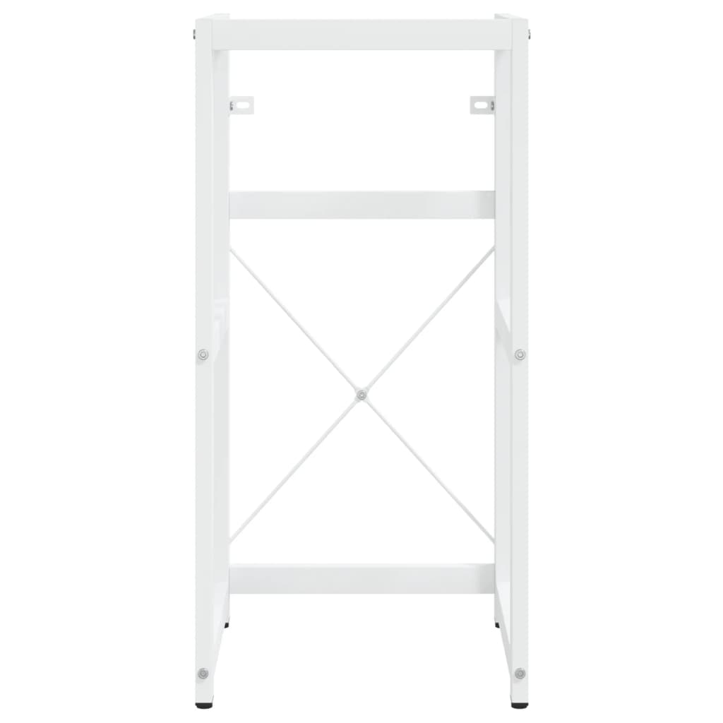 Badezimmer Waschtischgestell Weiß 40x38x83 cm Eisen