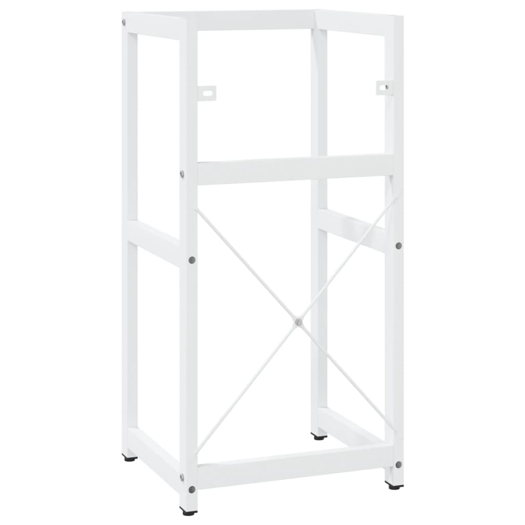 Badezimmer Waschtischgestell Weiß 40x38x83 cm Eisen