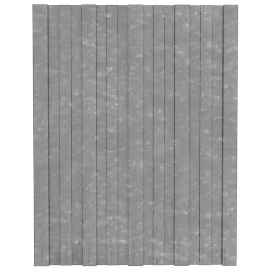 Dachpaneele 36 Stk. Verzinkter Stahl Silbern 60x45 cm