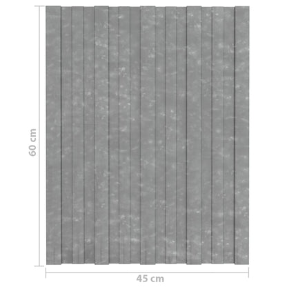 Dachpaneele 36 Stk. Verzinkter Stahl Silbern 60x45 cm