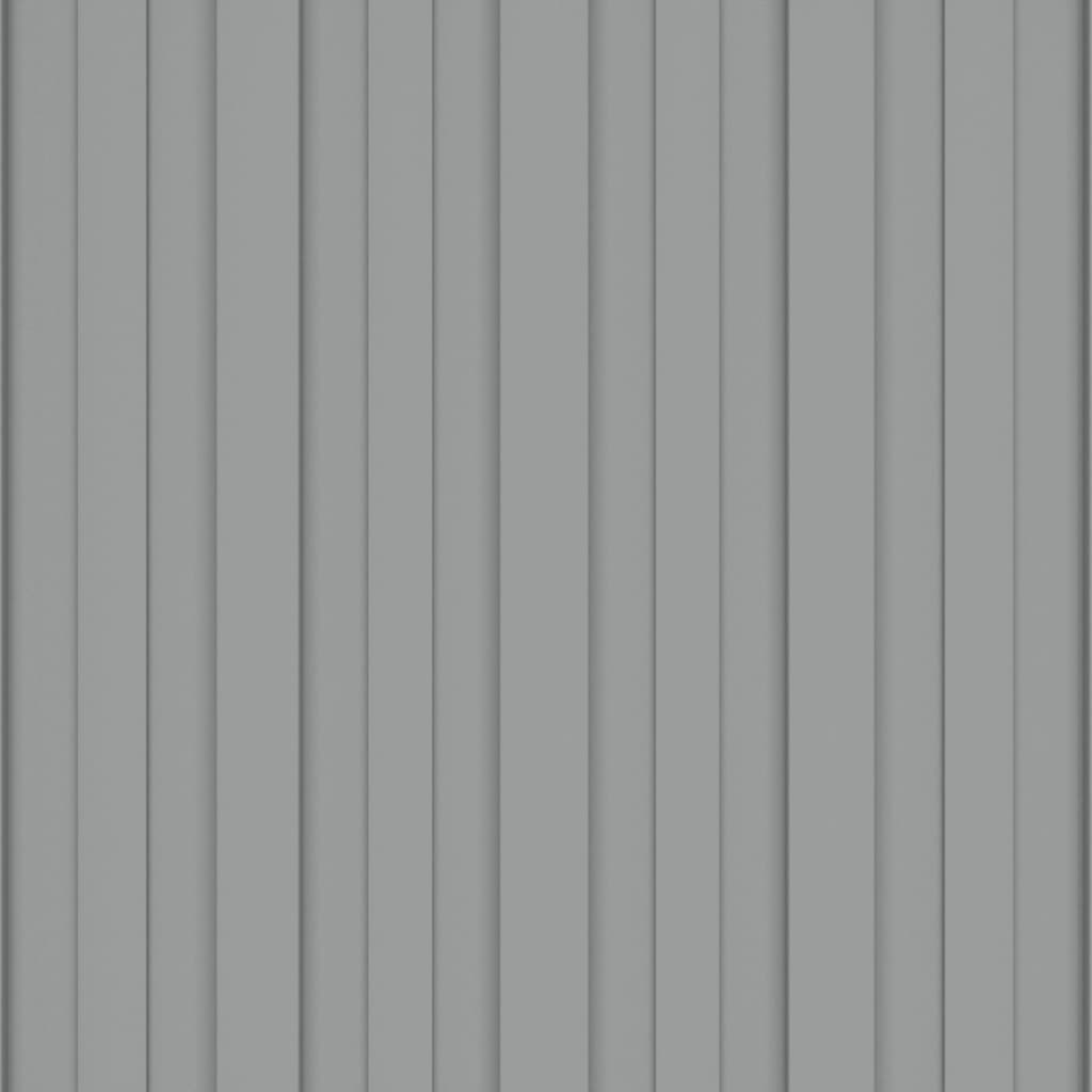 Dachpaneele 36 Stk. Verzinkter Stahl Grau 100x45 cm