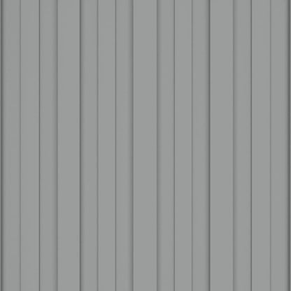 Dachpaneele 36 Stk. Verzinkter Stahl Grau 100x45 cm