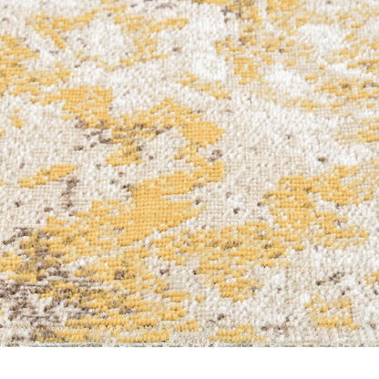 Outdoor-Teppich Flachgewebe 80x150 cm Gelb