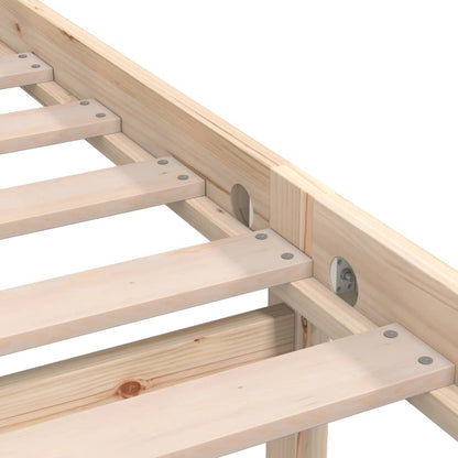 Massivholzbett ohne Matratze