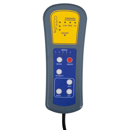 Massagesessel Schwarz Stoff